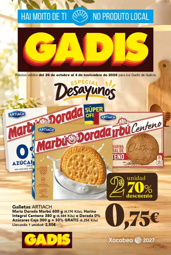 Catálogo Gadis | Precios válidos del 29 de octubre al 4 de noviembre de 2026 | 2026-10-29T00:00:00.000Z - 2026-11-04T00:00:00.000Z