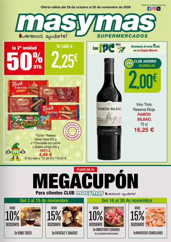 Catálogo Masymas | Folleto Mensual Masymas | 2026-10-29T00:00:00.000Z - 2026-11-25T00:00:00.000Z