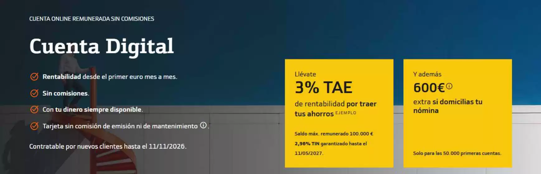 Catálogo Bankinter en Getxo | Cuenta digital | 2026-10-29T00:00:00.000Z - 2026-11-11T00:00:00.000Z