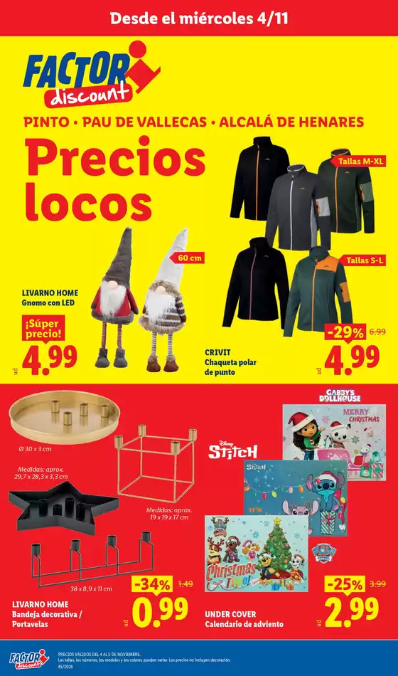 Catálogo FACTORI discount en Lemoa | Factori discount - Ofertas válidas del 04/11 al 09/11 | 2026-11-04T00:00:00.000Z - 2026-11-09T00:00:00.000Z