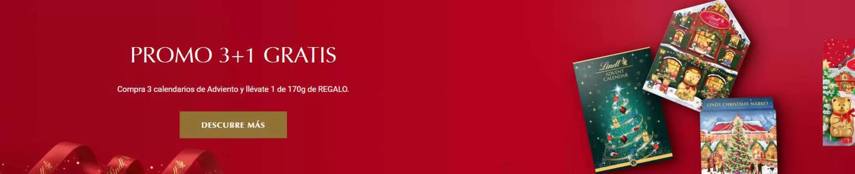 Catálogo Lindt | Promo 3+1 Gratis | 2026-10-29T00:00:00.000Z - 2026-11-11T00:00:00.000Z