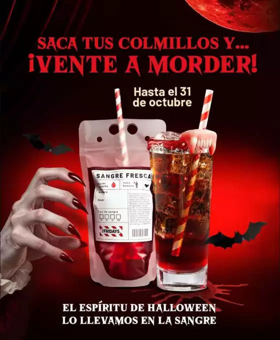 Catálogo TGI Friday's | Promoción | 2026-10-29T00:00:00.000Z - 2026-10-31T00:00:00.000Z