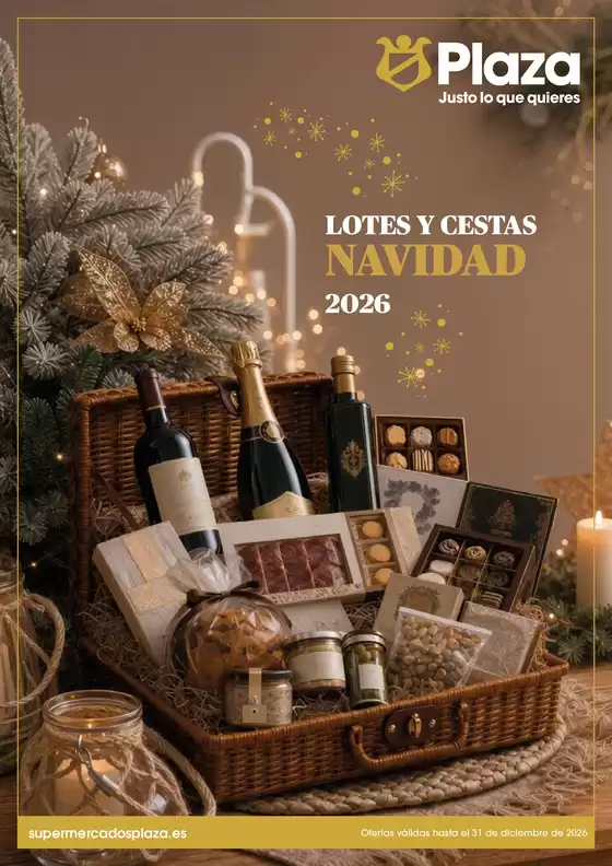 Catálogo Supermercados Plaza | Cestas y lotes 2026 | 2026-10-29T00:00:00.000Z - 2026-12-31T00:00:00.000Z