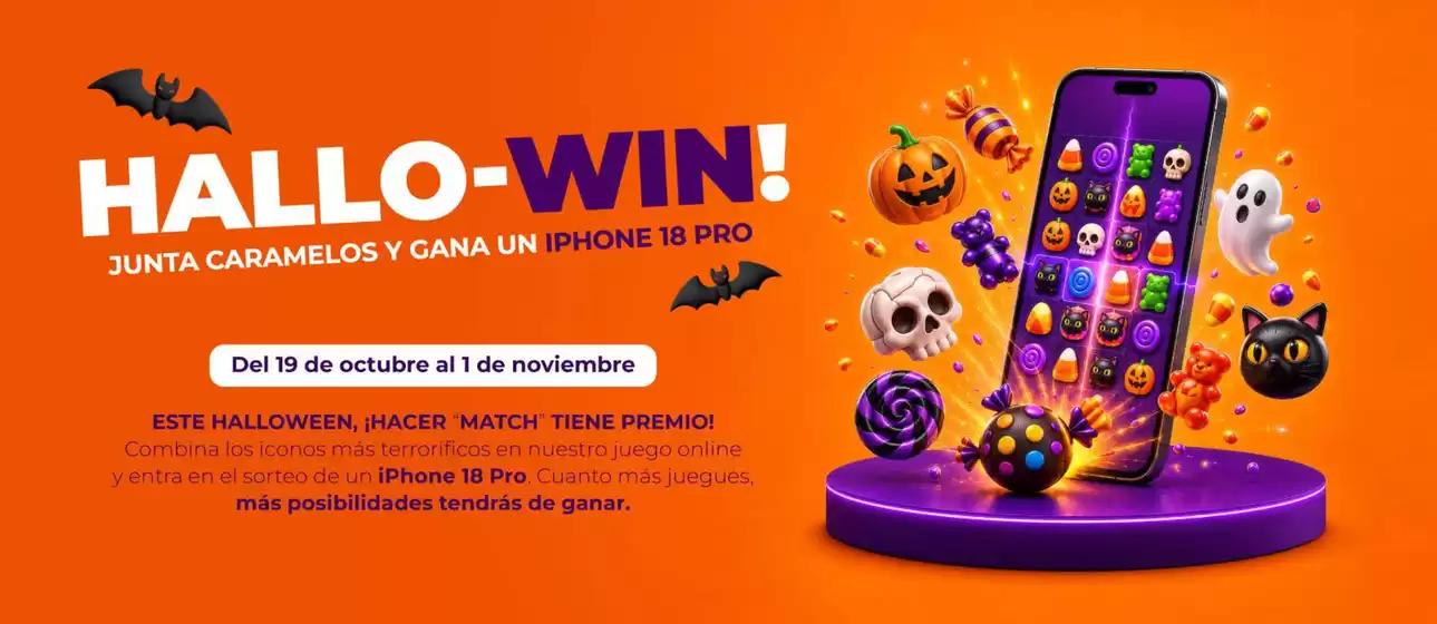 Catálogo Los Ángeles | Junta Caramelos Y Gana Un Iphone 18 Pro | 2026-10-30T00:00:00.000Z - 2026-11-01T00:00:00.000Z