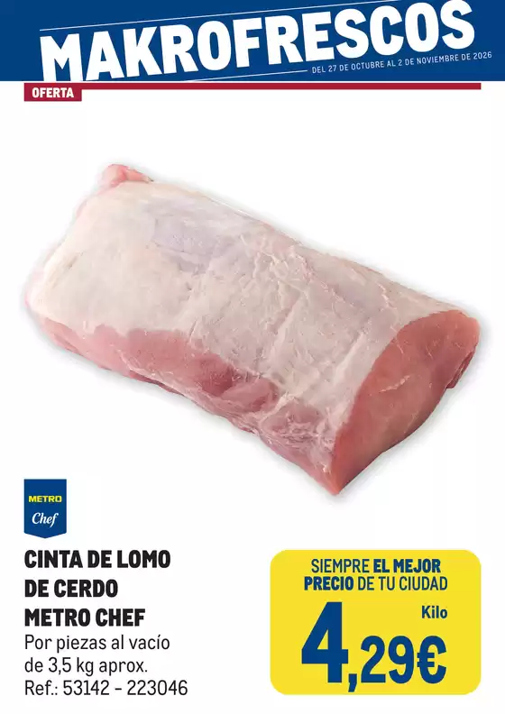 Catálogo Makro | Makro Fresco Península | 2026-10-30T00:00:00.000Z - 2026-11-02T00:00:00.000Z