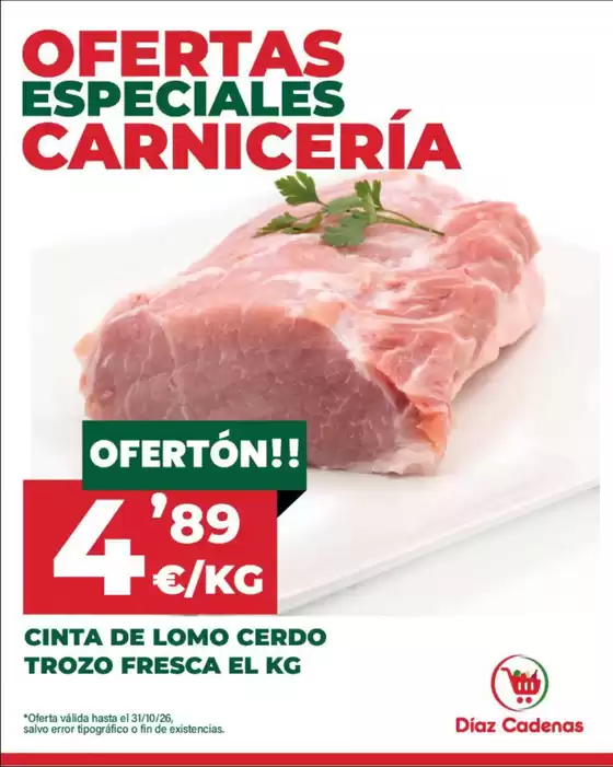 Catálogo Díaz Cadenas | ¡Este finde se disfruta alrededor de una buena mesa! | 2026-10-30T00:00:00.000Z - 2026-10-31T00:00:00.000Z