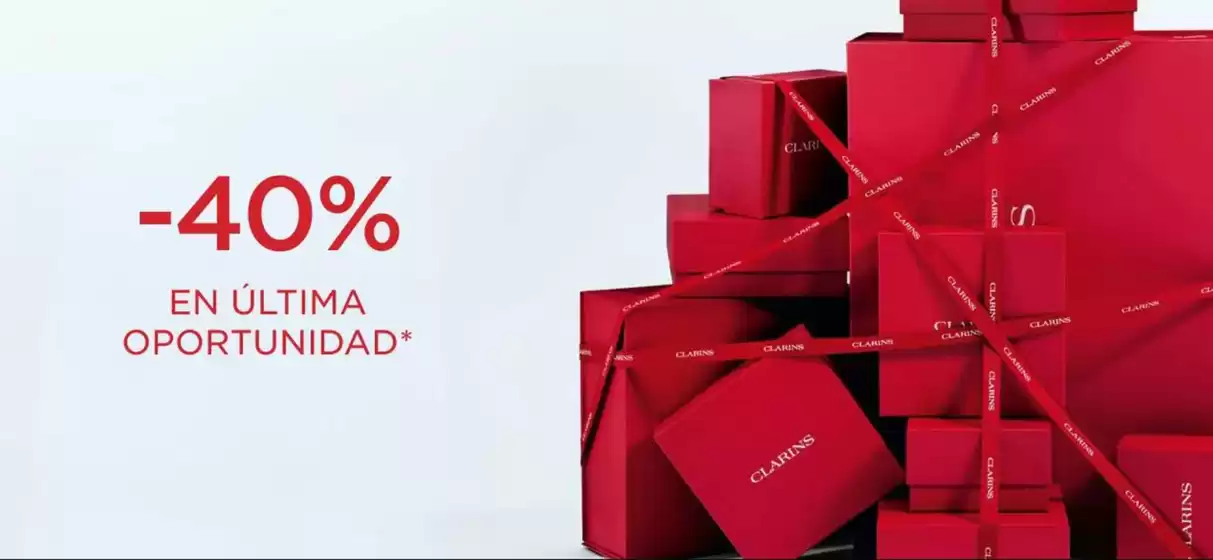Catálogo Clarins | -40% En Última Oportunidad | 2026-10-30T00:00:00.000Z - 2026-11-12T00:00:00.000Z