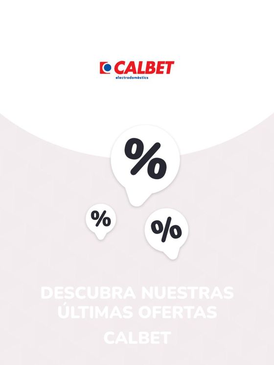 Catálogo Calbet en Vilanova i la Geltru | Ofertas Calbet | 2023-08-21T00:00:00.000Z - 2028-10-29T00:00:00.000Z