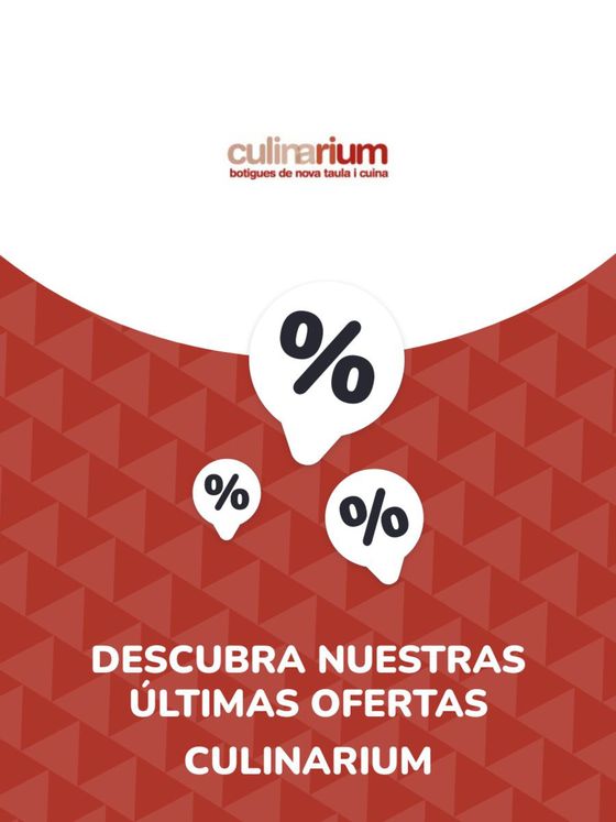 Catálogo Culinarium en Lleida | Ofertas Culinarium | 2023-08-21T00:00:00.000Z - 2028-07-17T00:00:00.000Z