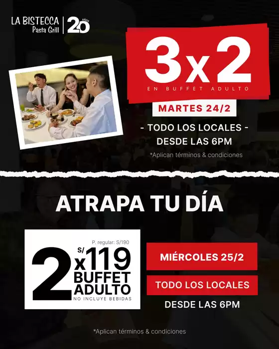 Catálogo La Bistecca | Atrapa tu dia | 2026-02-24T00:00:00.000Z - 2026-02-25T00:00:00.000Z