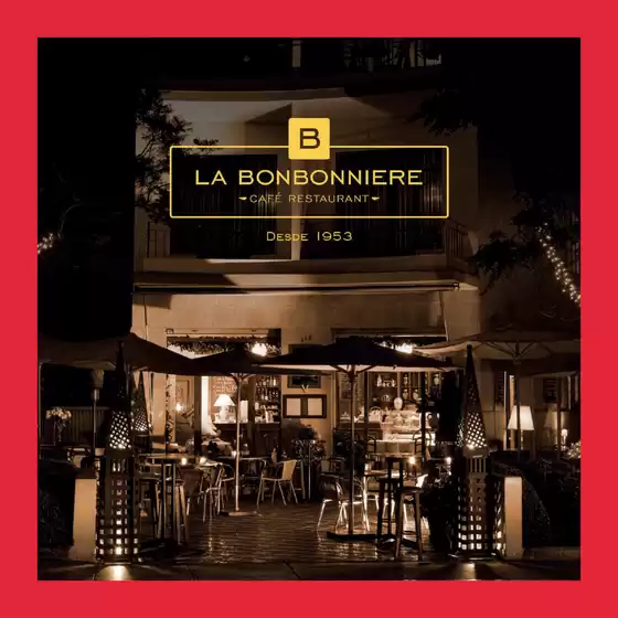 Catálogo La Bonbonniere | Carta Digital Larcomar  | 2026-02-26T00:00:00.000Z - 2027-01-31T00:00:00.000Z