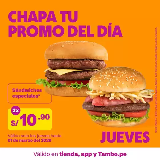 Catálogo Tambo | Ofertas principales y descuentos | 2026-02-28T00:00:00.000Z - 2026-03-01T00:00:00.000Z