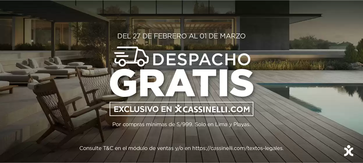 Catálogo Cassinelli | Catálogo Cassinelli | 2026-02-27T00:00:00.000Z - 2026-03-01T00:00:00.000Z