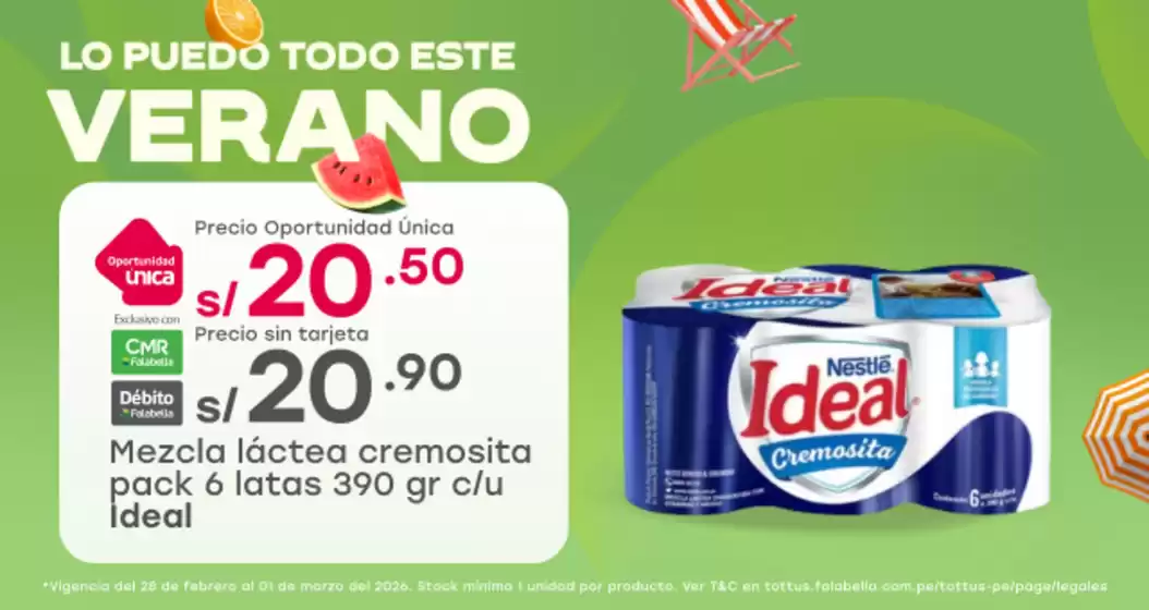 Catálogo Tottus | Excelente oferta para cazadores de gangas | 2026-02-28T00:00:00.000Z - 2026-03-01T00:00:00.000Z