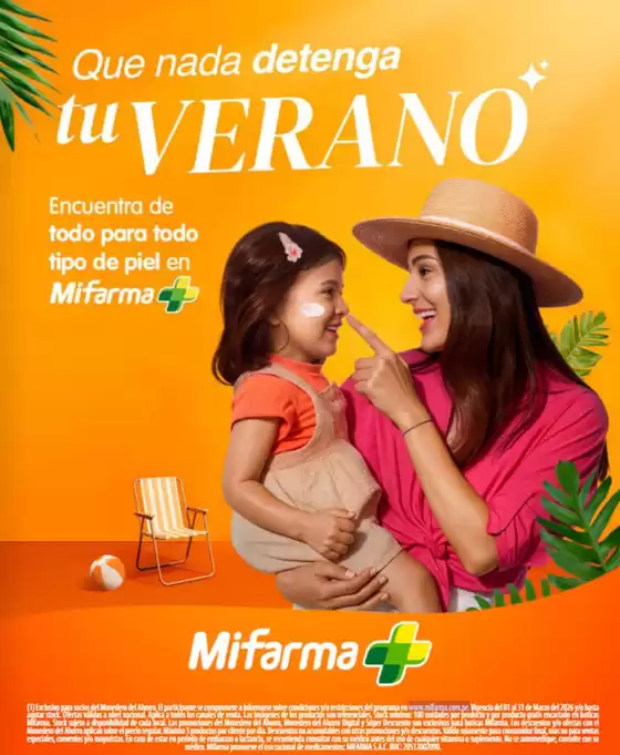 Catálogo Mifarma | Que nada detenga tu verano | 2026-03-02T00:00:00.000Z - 2026-03-31T00:00:00.000Z