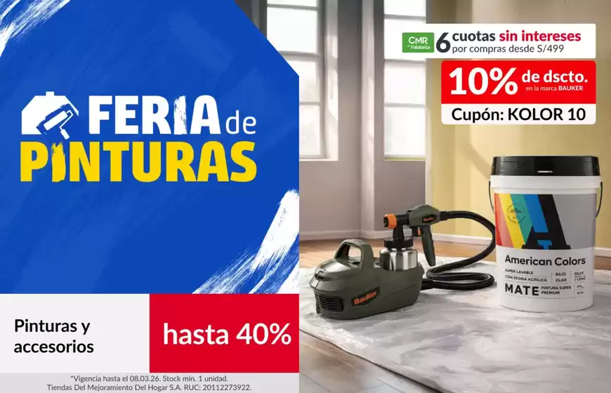 Catálogo Sodimac | Nuevas ofertas para descubrir | 2026-03-03T00:00:00.000Z - 2026-03-08T00:00:00.000Z