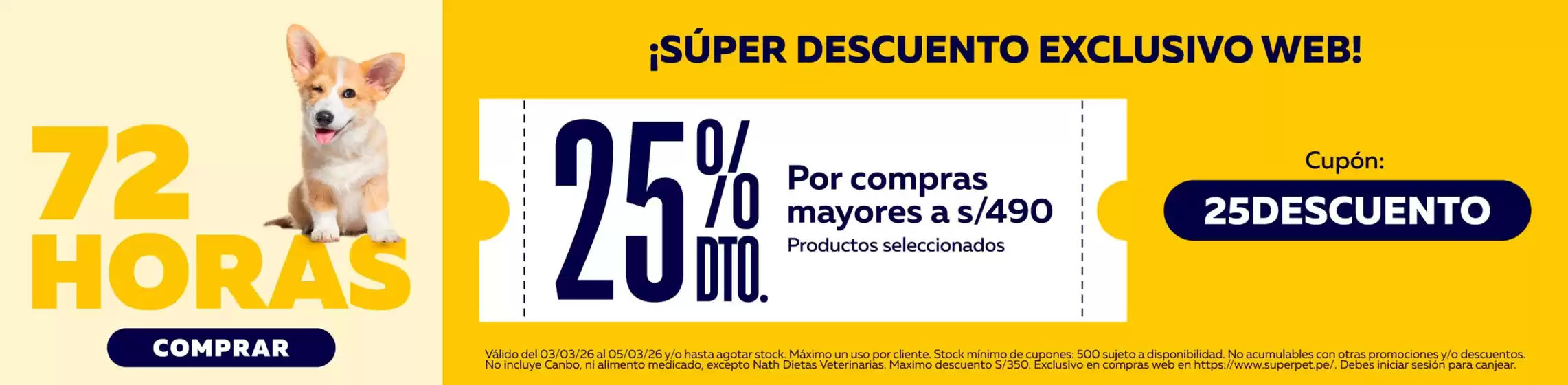 Catálogo Superpet | Ofertas especiales atractivas para todos | 2026-03-03T00:00:00.000Z - 2026-03-05T00:00:00.000Z