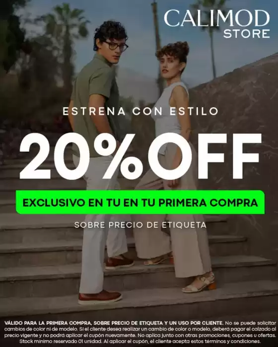 Catálogo CaliMod | 20%off exclusivo en tu en tu primera compra | 2026-03-03T00:00:00.000Z - 2026-03-31T00:00:00.000Z