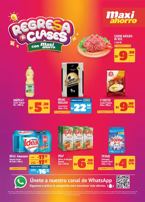 Catálogo MaxiAhorro | Ofertas especiales atractivas para todos | 2026-03-05T00:00:00.000Z - 2026-03-08T00:00:00.000Z