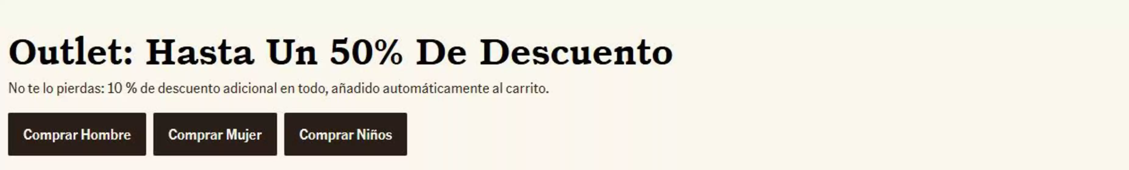 Catálogo Timberland | Outlet hasta une 50% de descuento | 2026-03-05T00:00:00.000Z - 2026-03-31T00:00:00.000Z