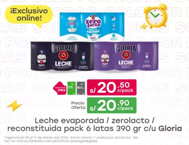 Catálogo Tottus en Pacasmayo | Ofertas principales para ahorradores | 2026-03-09T00:00:00.000Z - 2026-03-11T00:00:00.000Z