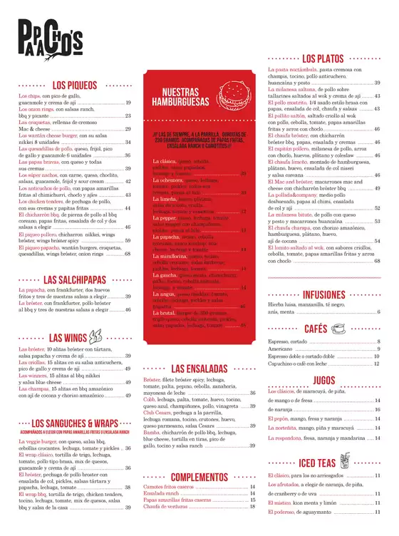 Catálogo Papachos | Carta Papachos | 2026-03-10T00:00:00.000Z - 2027-02-28T00:00:00.000Z