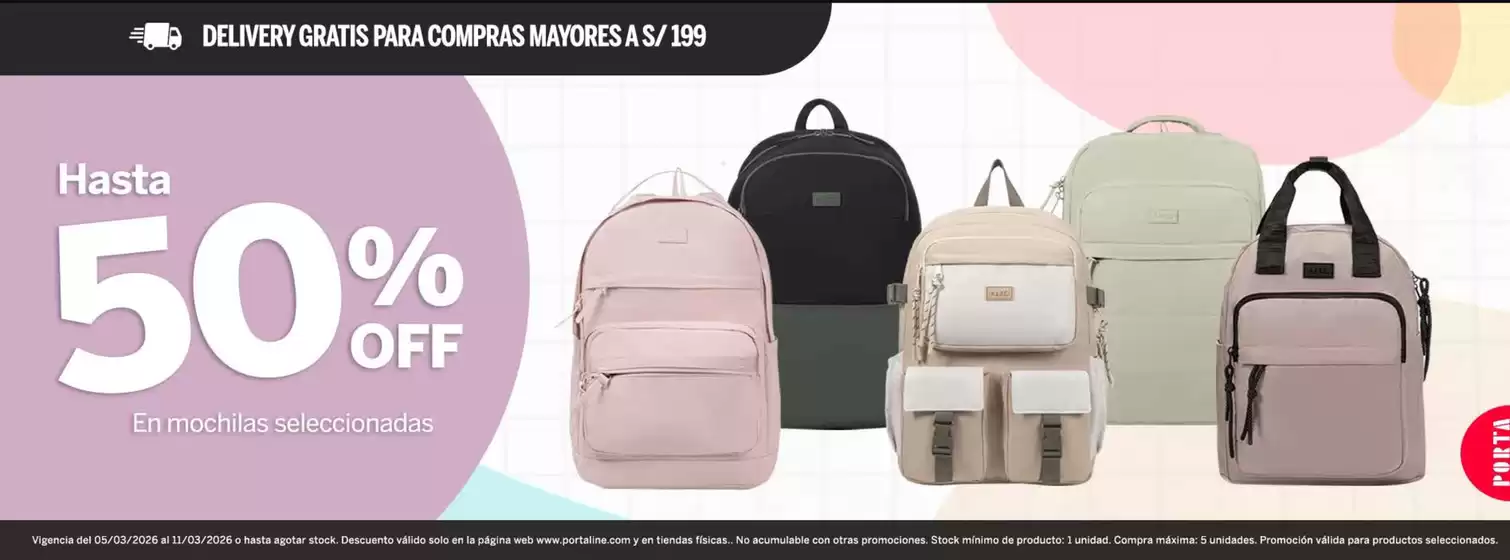 Catálogo Porta | Hasta 50%off  | 2026-03-11T00:00:00.000Z - 2026-03-11T00:00:00.000Z