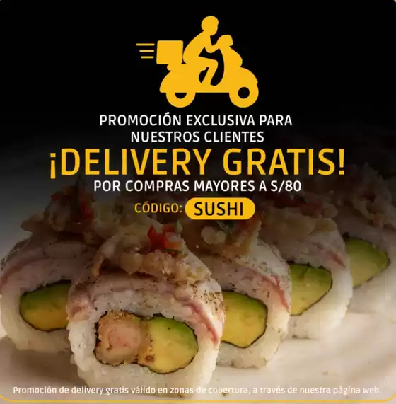 Catálogo Edo Sushi Bar en Callao | Delivery gratis por compras mayores a S/80 | 2026-03-12T00:00:00.000Z - 2026-03-31T00:00:00.000Z