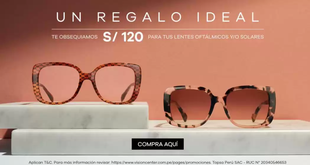 Catálogo Vision Center | Une regalo ideal | 2026-03-12T00:00:00.000Z - 2026-04-01T00:00:00.000Z
