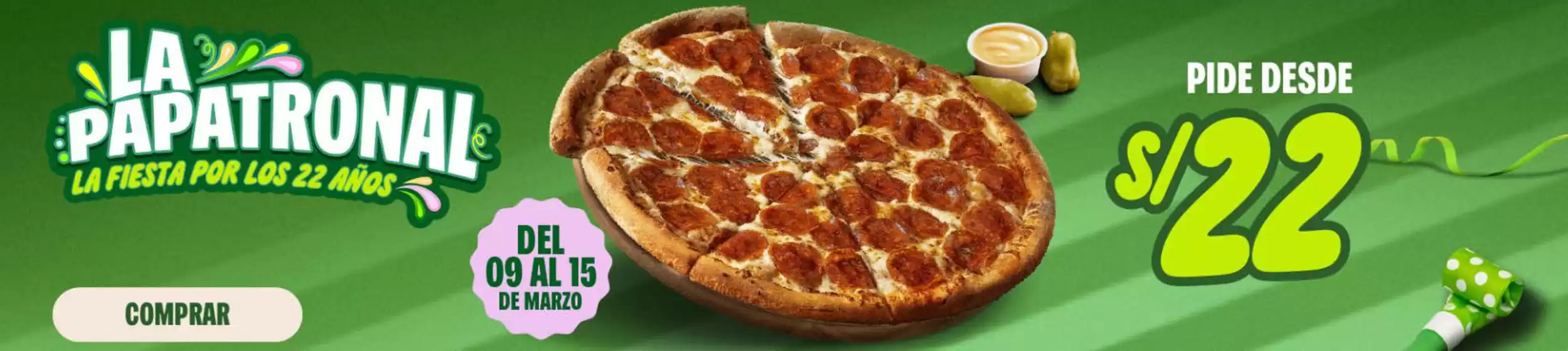 Catálogo Papa John's en Callao | La papatronal  | 2026-03-12T00:00:00.000Z - 2026-03-15T00:00:00.000Z