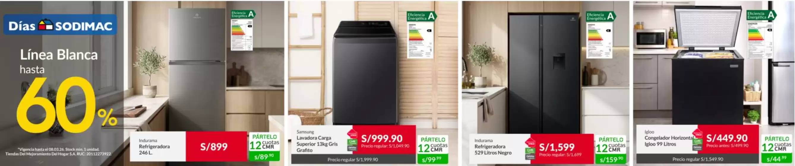 Catálogo Sodimac | Ofertas principales para ahorradores | 2026-03-13T00:00:00.000Z - 2026-03-27T00:00:00.000Z