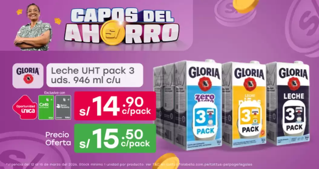 Catálogo Tottus | Grandes descuentos en productos seleccionados | 2026-03-12T00:00:00.000Z - 2026-03-15T00:00:00.000Z