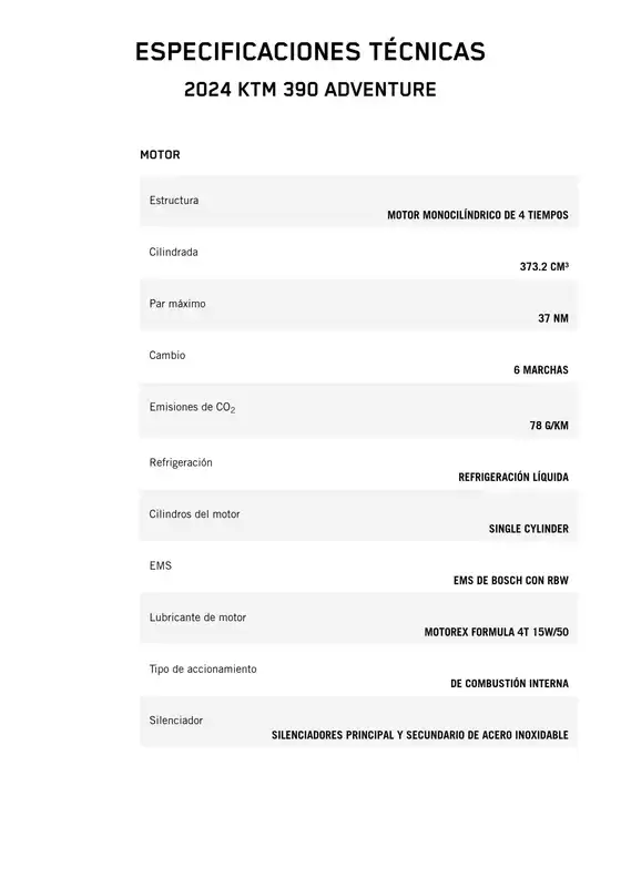 Catálogo KTM | 2024 ktm 390 adventure | 2026-03-16T00:00:00.000Z - 2026-03-30T00:00:00.000Z