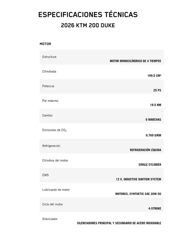 Catálogo KTM | 2026 ktm 200 duke | 2026-03-16T00:00:00.000Z - 2026-03-30T00:00:00.000Z