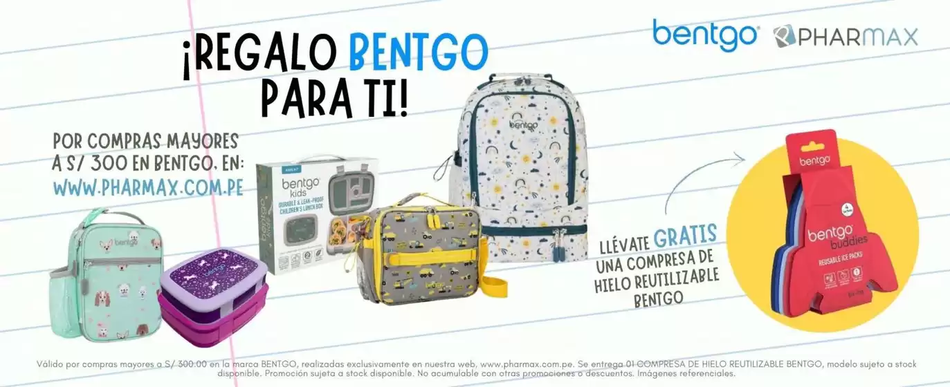 Catálogo Pharmax | Regalo Bentgo para ti! | 2026-03-17T00:00:00.000Z - 2026-03-31T00:00:00.000Z