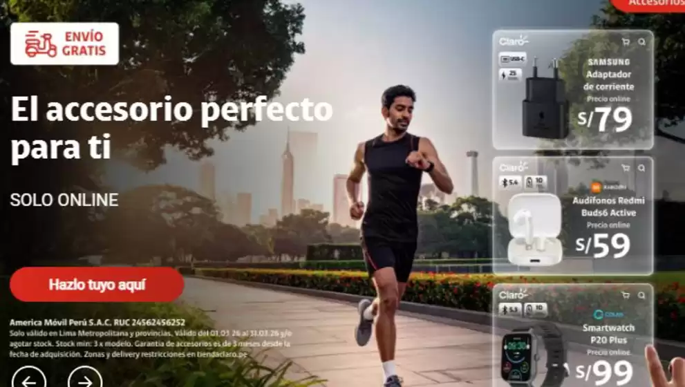 Catálogo Claro en Juliaca | El accecosorio perfecto para ti | 2026-03-18T00:00:00.000Z - 2026-03-31T00:00:00.000Z