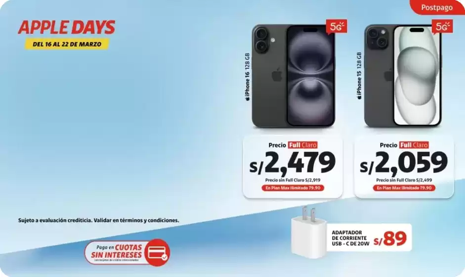 Catálogo Claro | Ofertas principales para todos los clientes | 2026-03-16T00:00:00.000Z - 2026-03-22T00:00:00.000Z