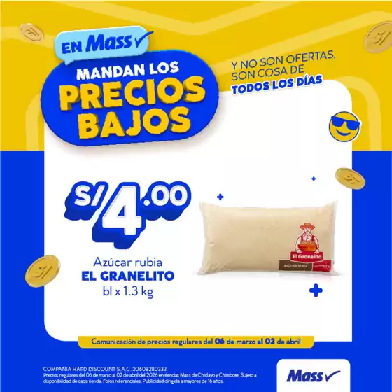 Catálogo Mass en Ica | PRECIOS BAJOS | 2026-03-06T00:00:00.000Z - 2026-04-02T00:00:00.000Z