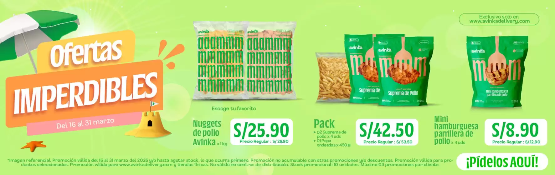 Catálogo Avinka en Nazca | Ofertas principales para todos los clientes | 2026-03-16T00:00:00.000Z - 2026-03-31T00:00:00.000Z