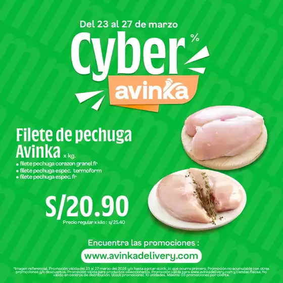Catálogo Avinka | Descuentos y promociones | 2026-03-23T00:00:00.000Z - 2026-03-27T00:00:00.000Z