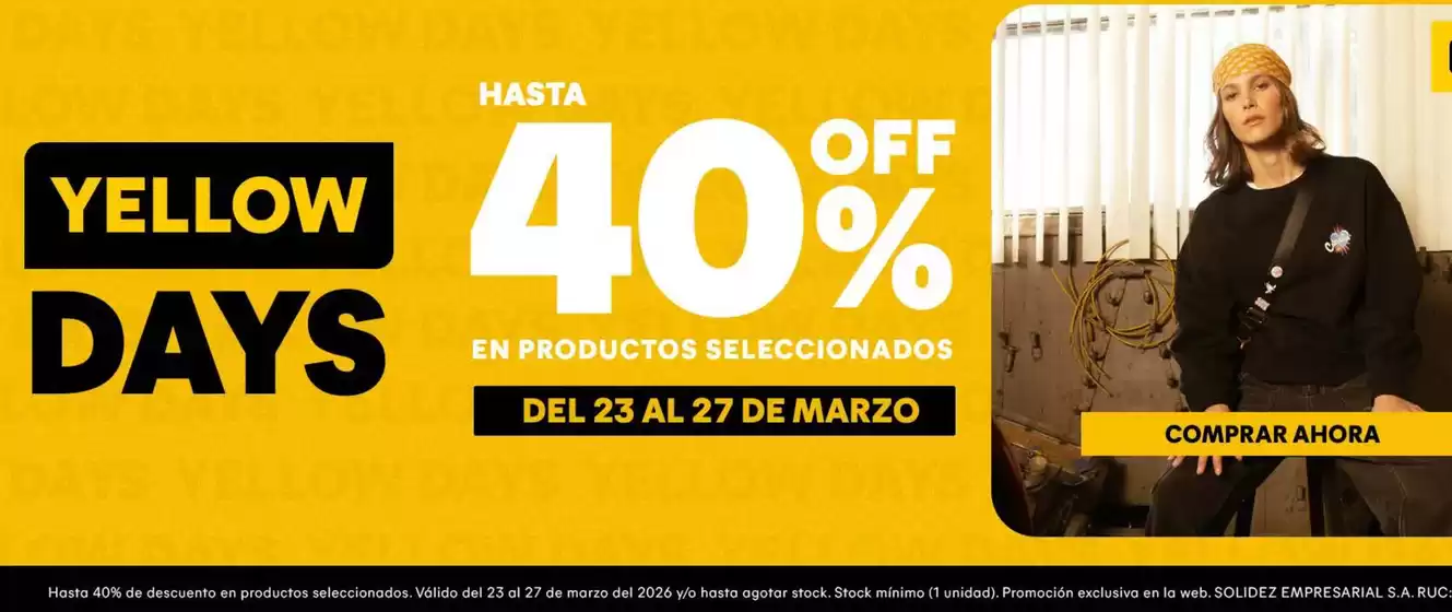 Catálogo Cat | Yellow Days  | 2026-03-25T00:00:00.000Z - 2026-03-27T00:00:00.000Z