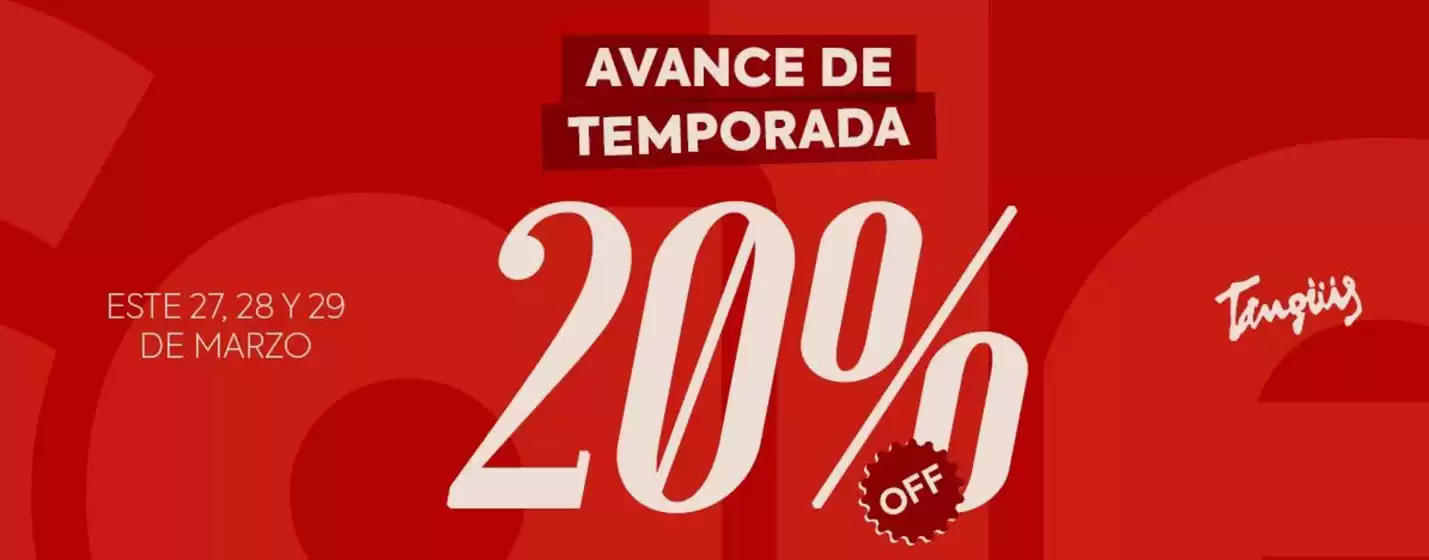 Catálogo Tanguis | Avance de temporada | 2026-03-27T00:00:00.000Z - 2026-03-29T00:00:00.000Z