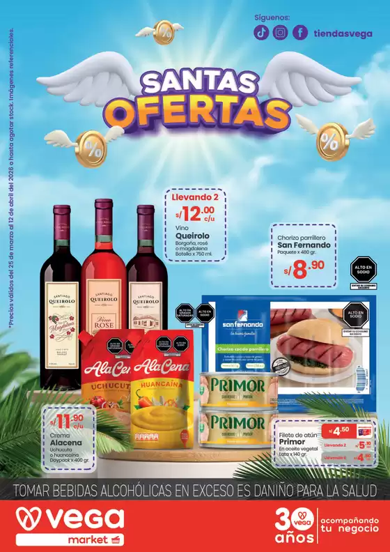 Catálogo Vega | Ofertas principales para todos los cazadores de gangas | 2026-03-25T00:00:00.000Z - 2026-04-12T00:00:00.000Z