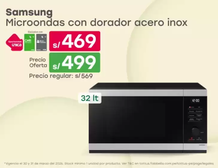 Catálogo Tottus | Nuevas ofertas para descubrir | 2026-03-30T00:00:00.000Z - 2026-03-31T00:00:00.000Z