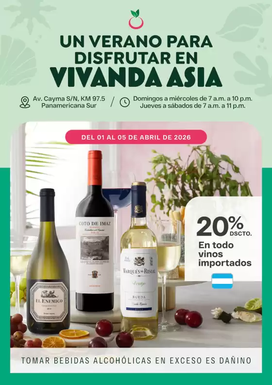 Catálogo Vivanda en Callao | ESPECIAL Díptico ASIA FDS N1 | 2026-04-01T00:00:00.000Z - 2026-04-05T00:00:00.000Z