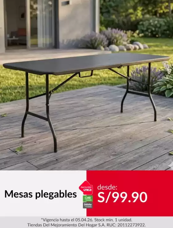 Catálogo Sodimac | Excelente oferta para cazadores de gangas | 2026-04-02T00:00:00.000Z - 2026-04-05T00:00:00.000Z