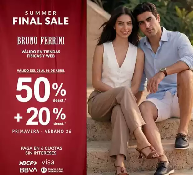 Catálogo Bruno Ferrini en Pucallpa | 50%desct+20%desct  | 2026-04-02T00:00:00.000Z - 2026-04-06T00:00:00.000Z
