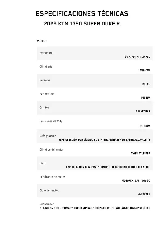 Catálogo KTM | 2026 ktm 1390 superduker | 2026-03-16T00:00:00.000Z - 2026-03-30T00:00:00.000Z