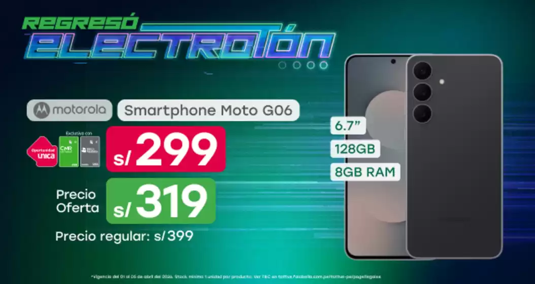 Catálogo Tottus | Ofertas exclusivas para nuestros clientes | 2026-04-01T00:00:00.000Z - 2026-04-06T00:00:00.000Z