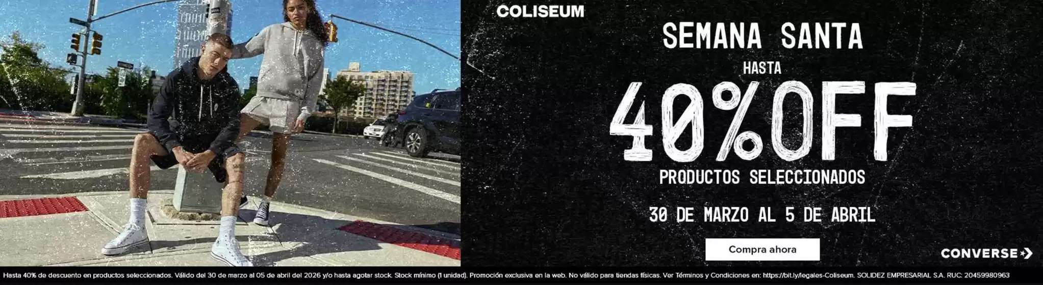 Catálogo Converse | Semanta santa  | 2026-04-03T00:00:00.000Z - 2026-04-05T00:00:00.000Z